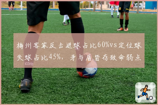 梅州客家反击进球占比60%vs定位球失球占比45%，矛与盾皆存致命弱点