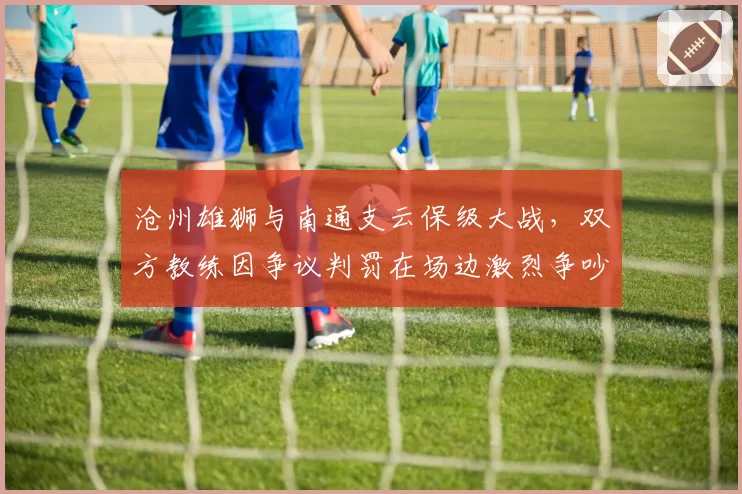 沧州雄狮与南通支云保级大战，双方教练因争议判罚在场边激烈争吵